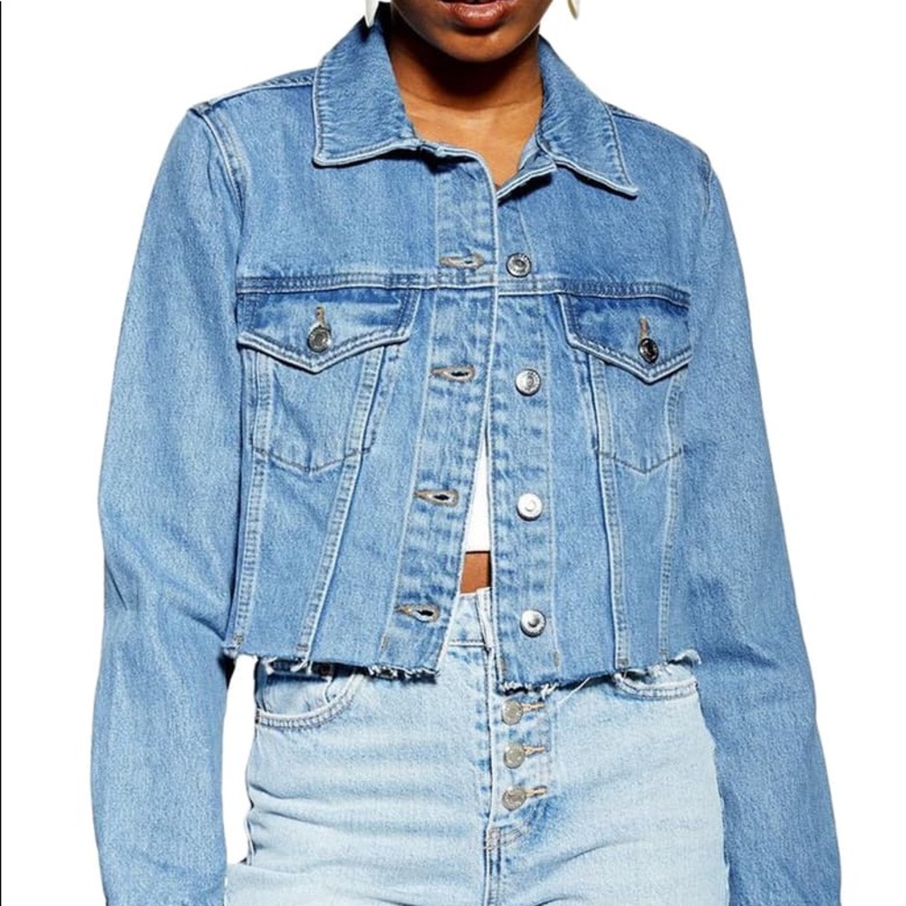 Top shop Crop Denim Jacket